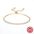 925 Sterling Silver Diamond Tennis Bracelet Zircon For Women — collection product image 06