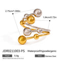 Gold-Plated Brass Layered Chain Bracelet suited to independent brand assortments — jewelry finish and design detail