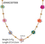 Sweater Chain Necklace Jewelry Women Stainless Steel Autumn Winter Accessories