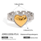 Watchband Ring Non-Fading Female Design Stainless Steel Jewelry rings