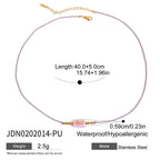 Multi-layer Stacked Necklace Collarbone Chain Stainless Steel Jewelry Non-fading