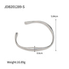 Bracelet Jewelry Stainless Steel Bracelet Real Gold Plating Women Inlaid Zircon Bracelet Factory Store