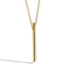 N0010 Line Fashion Elegant Design Necklace Japanese and Korean Simple Geometric Square Pendant