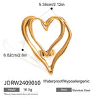 Love ring non-fading stainless steel jewelry for women