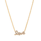 Stainless Steel Letter Necklace Diamond Clavicle Chain Necklace necklace