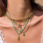 Multi-layer Stacked Necklace Collarbone Chain Stainless Steel Jewelry Non-fading