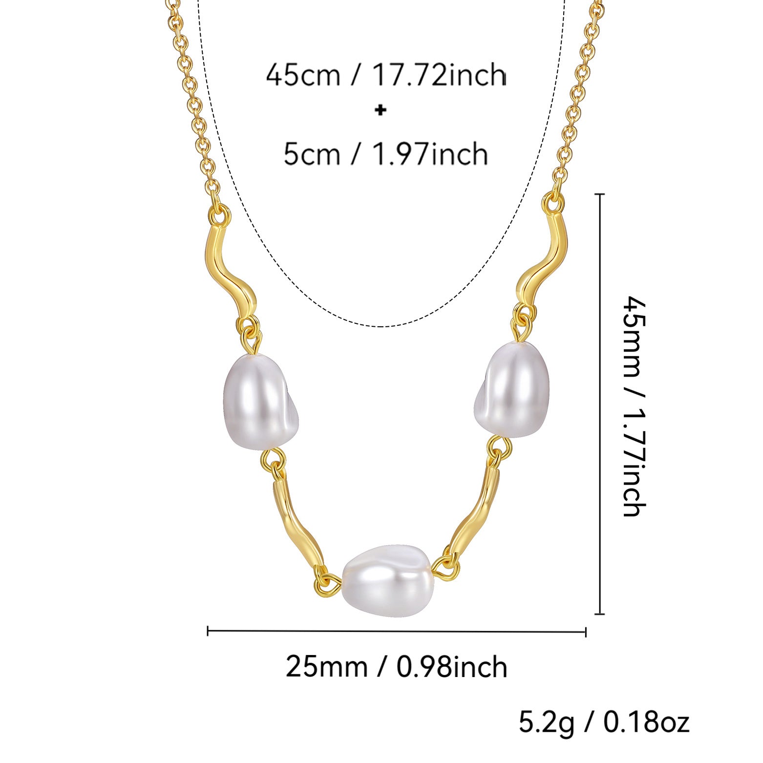 N0168 Fashion o Word Chain Necklace Female Brass Gold Plated Shell Bead Choker