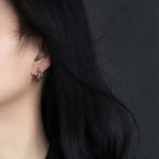 Minimalist Geometric Multi-Hoop Earrings Brass Electroplated Plain Hoop Earrings Fashion Women