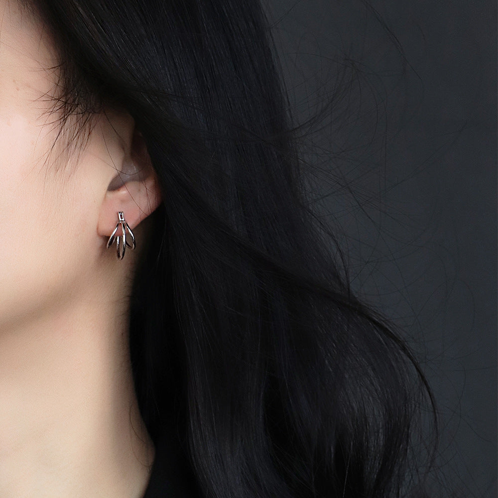 Minimalist Geometric Multi-Hoop Earrings Brass Electroplated Plain Hoop Earrings Fashion Women