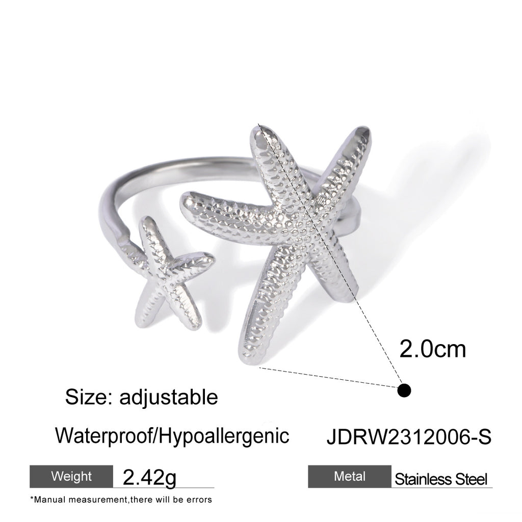 Ring Women's Design Stainless Steel Jewelry Non-Fading Jewelry rings
