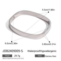 Gold-Plated Stainless Steel Geometric Bracelet — jewelry construction