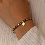 B0340 Milad Vintage Labradorite Beaded Bracelet Jewelry