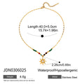 Gold-Plated Stainless Steel Sunburst Bracelet — jewelry construction