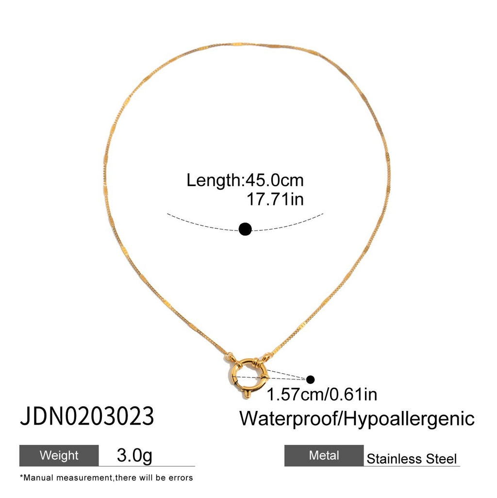 Stainless Steel diy Adjustable Necklace Choker Jewelry for Women