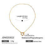 Stainless Steel diy Adjustable Necklace Choker Jewelry for Women