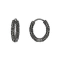 Antique Silver-Plated Brass Snake Earrings styled for independent jewelry boutiques