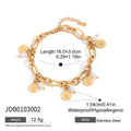 18K Gold-Plated Stainless Steel Bracelet — Elevated Essential — alternate product view — jewelry finish and design detail
