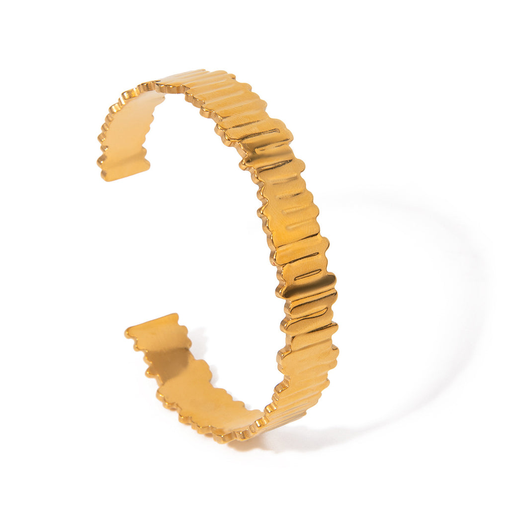 Wing Ring Non-Fading Jewelry Stainless Steel Open Bracelet Bangle Accessories ring