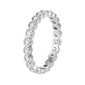 Gold-Plated Brass Pavé White CZ Ring — Minimal Edit with a refined design profile — jewelry finish and design detail