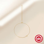 S925 Sterling Silver Inlaid Marquise Zircon Finger Bracelet For Women