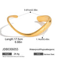 Stainless Steel Bracelet in 18K Gold-Plated — Everyday Design — jewelry construction