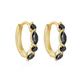 Cubic Zirconia 925 Sterling Silver Earrings — wearable scale detail — jewelry finish and design detail