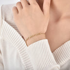 B0046  Fashion Figaro Chain Bracelet Jewelry New Arrival Bracelet Brass Gold Plated Bracelet Female