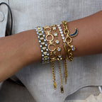 Stainless Steel Strap Zircon Bracelet Jewelry Non-Fading Accessories for Women