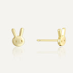 SE0275 S925Silver Bunny Children's Earrings for Girls Cute Student Girl Earrings Children's Ear Jewelry Trendy