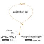 Stainless Steel Chain y Chain Necklace Jewelry Long Necklace Autumn Winter Sweater Chain