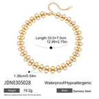 Four-leaf Clover Necklace Simple Collarbone Chain Choker Jewelry for Women