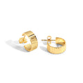 14K Gold-Plated Brass Minimalist Stud Earrings for private-label fashion jewelry buyers