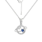 CYN0199 Planet Pendant Copper Necklace Design Pendant for Women Simple Personality Versatile