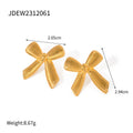 Butterfly Vintage Gold-Plated Stainless Steel Pendant Necklace — alternate product view — jewelry finish and design detail