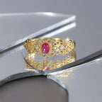 R0395 Fashionable Red Zircon Ring for Women New Romantic Unique Ring