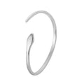 Gold-Plated Brass Snake Asymmetric Bracelet styled for independent jewelry boutiques — jewelry finish and design detail