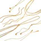 Stainless Steel Chain y Chain Necklace Jewelry Long Necklace Autumn Winter Sweater Chain