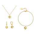 Gold-Plated Brass Heart Earrings for private-label fashion jewelry buyers