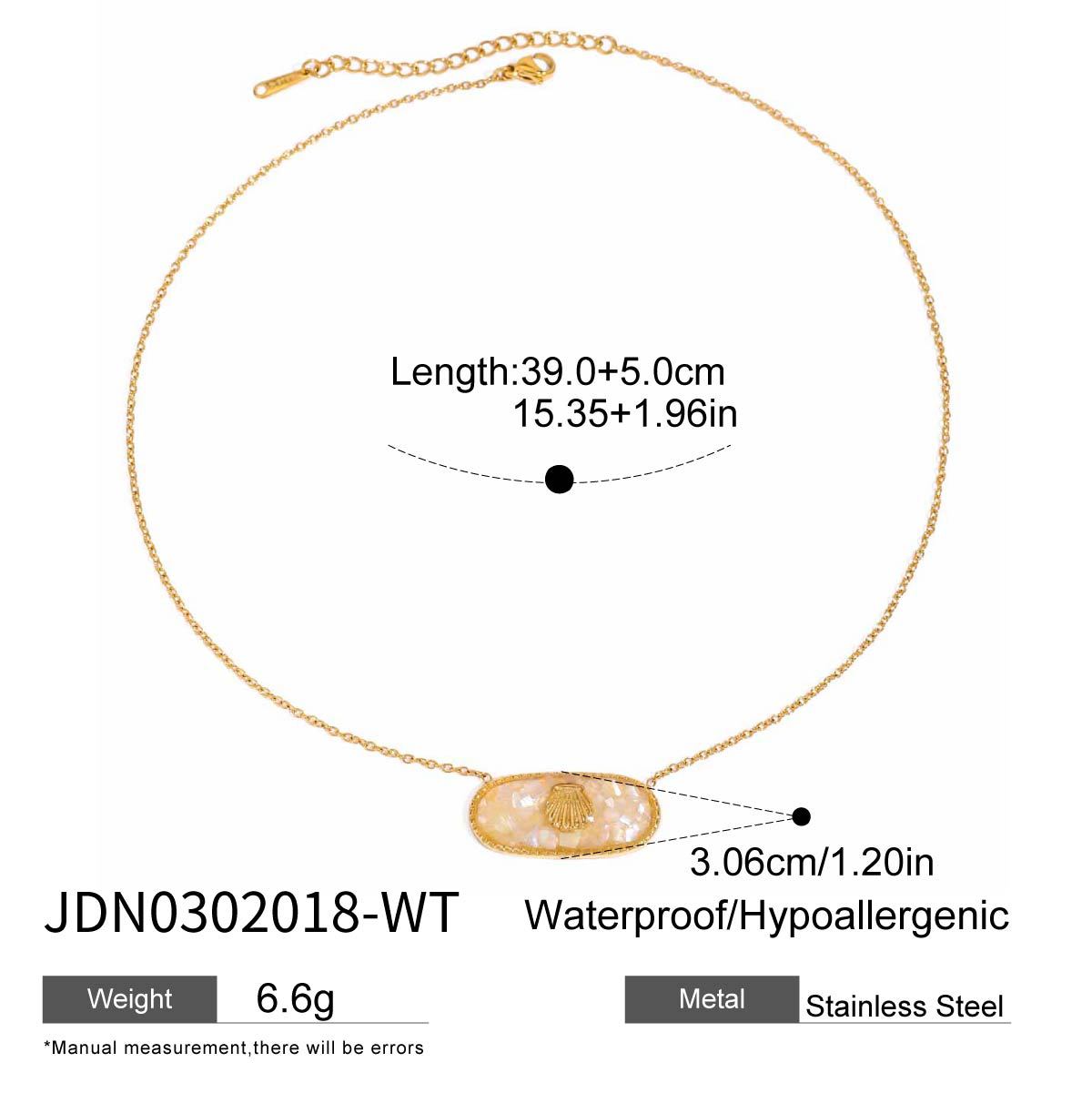 Multi-layer Stacked Necklace Collarbone Chain Stainless Steel Jewelry Non-fading