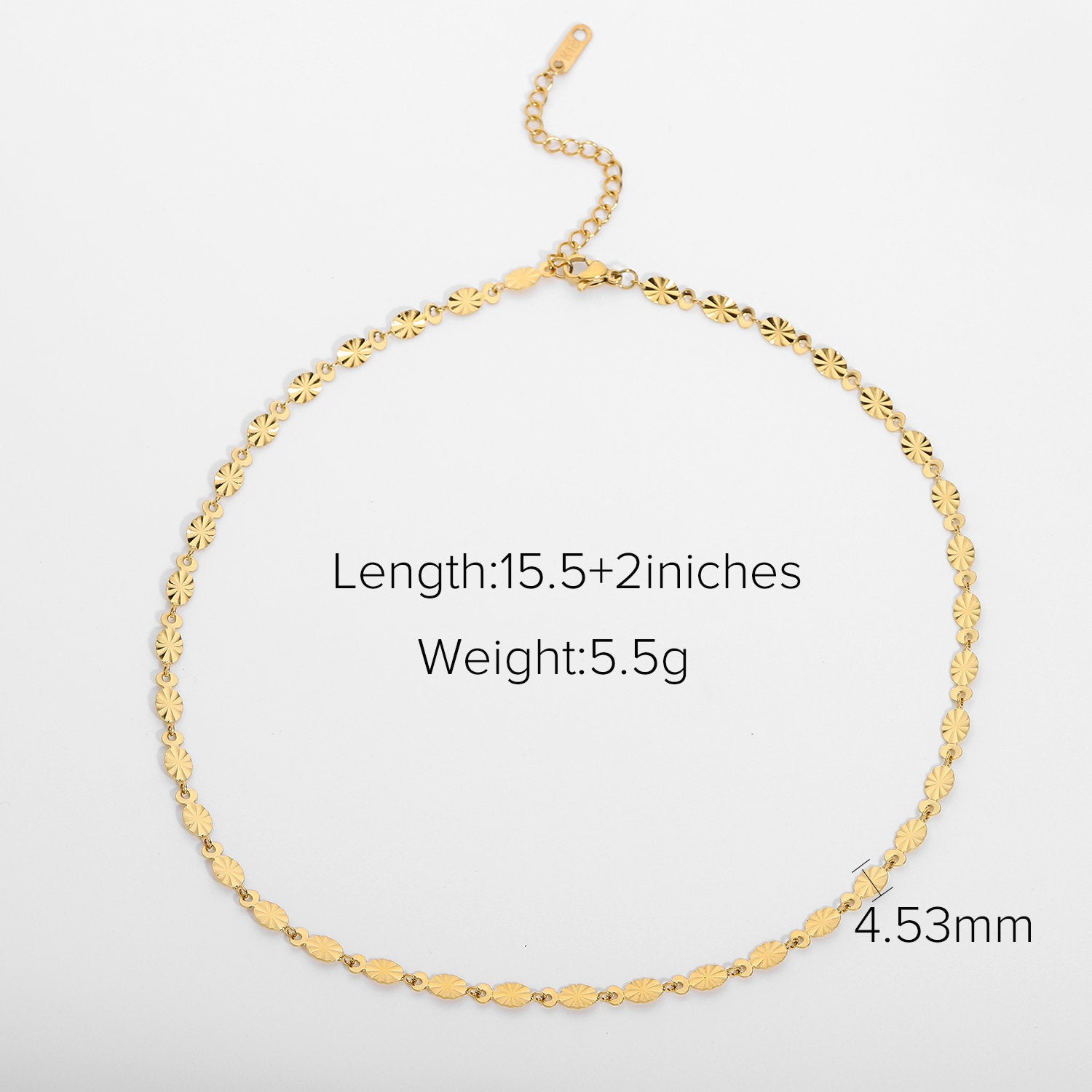 Trendy Retro Simple Personality Gold-Plated Minimalist Multi-Layer Necklace for Women Collarbone Chain