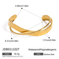 Stainless Steel Bracelet in 18K Gold-Plated — Everyday Classic — jewelry construction