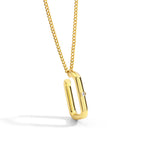 Genderless Geometric Pendant Necklace Hip Hop Sweatshirt Accessory Simple Fashion New Arrival