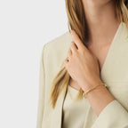 Fashionable Design Simple Style18K Gold Stainless Steel Bracelet Electroplated Women's Product