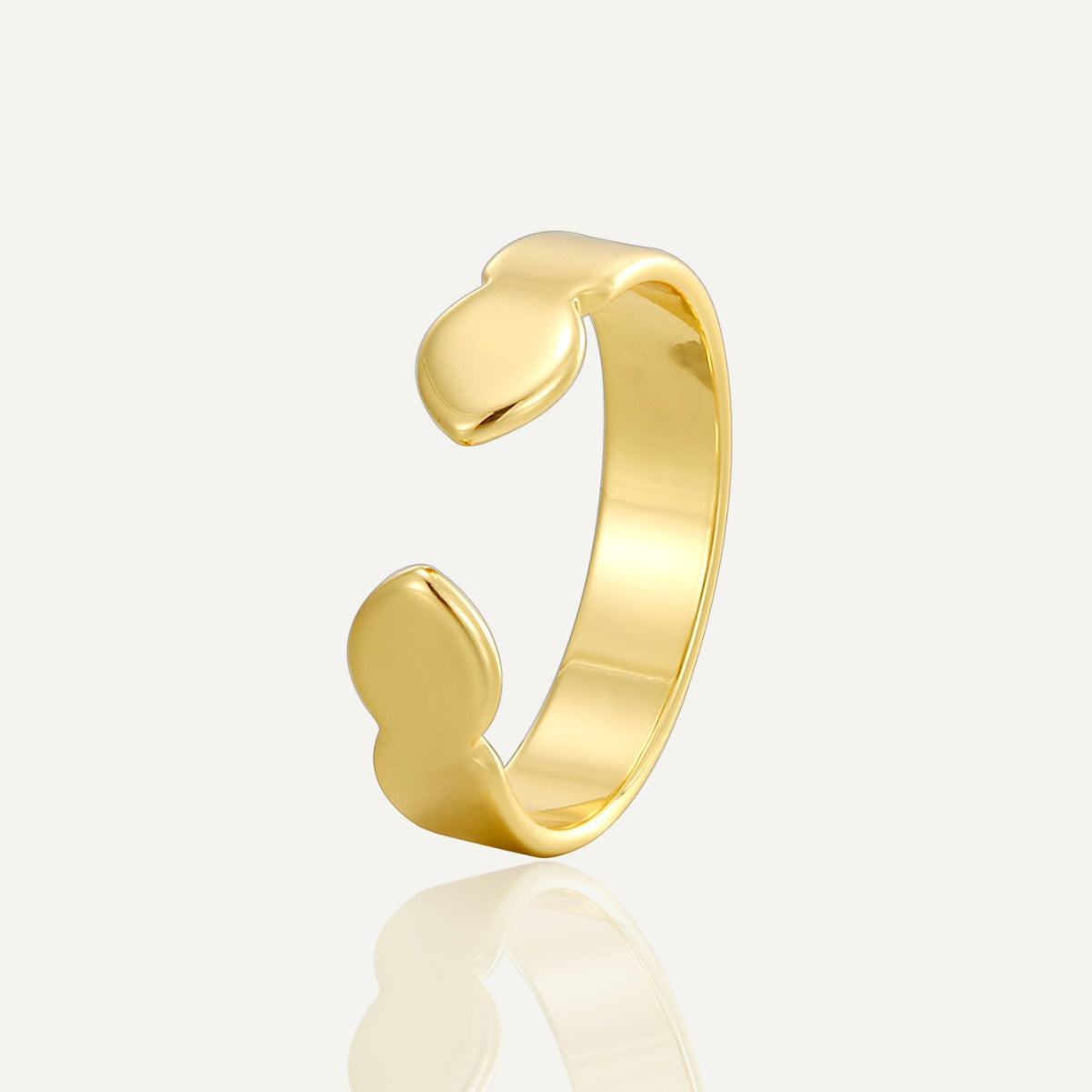 CYR0714 Open Arrowhead Copper Ring for Women Adjustable Simple Ring