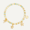 Gold-Plated Brass Starfish Bracelet for boutique wholesale jewelry collections