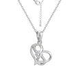 Gold-Plated Brass Heart Infinity Pendant Necklace for curated everyday jewelry assortments — jewelry finish and design detail