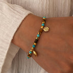 CYB0265 Vintage Bohemian Round Beaded Fashion Trend Bracelet