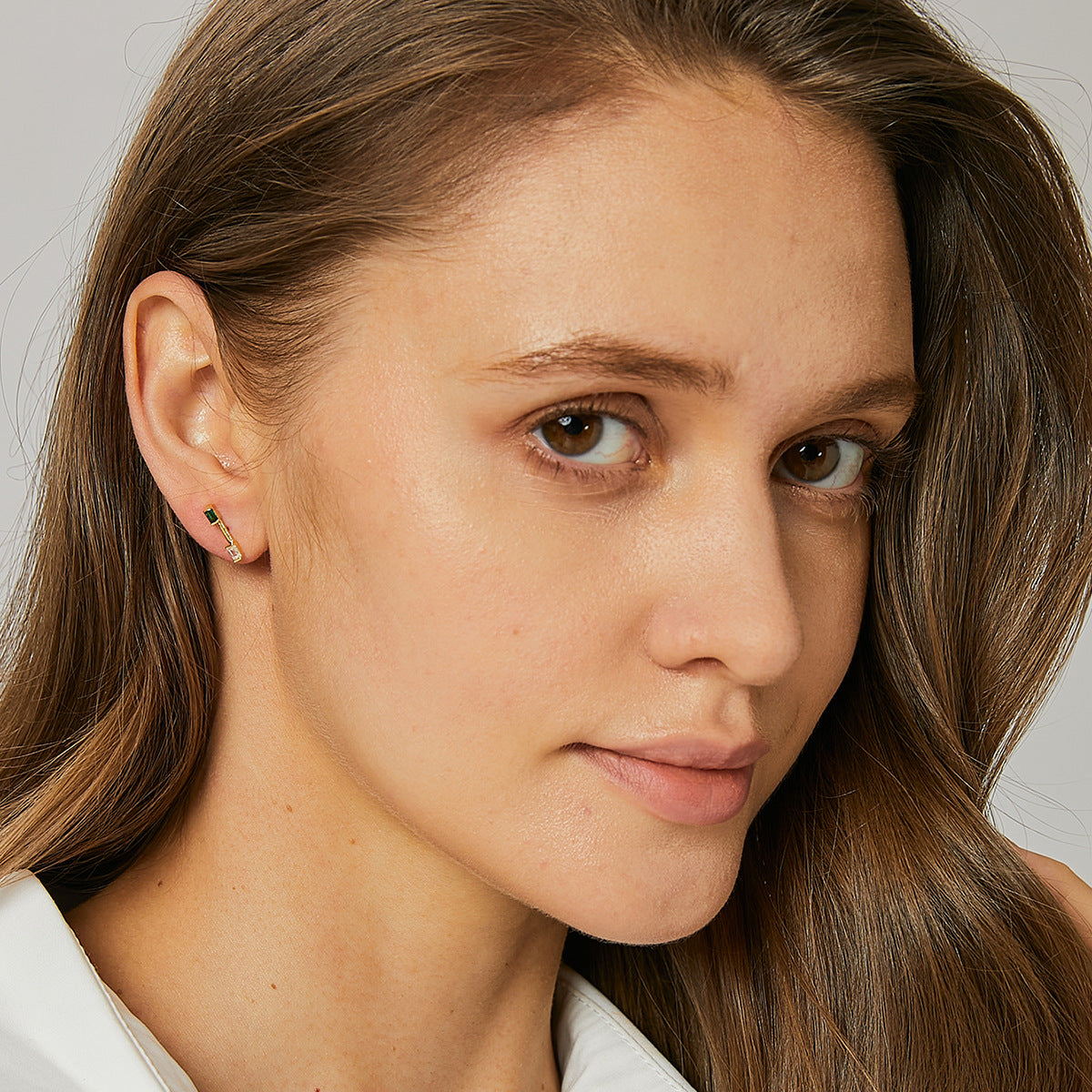 E0351 Geometric Earrings for Women Retro Fashion Design Sense Earrings Minimalist Style Accessories