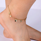 A0026 Fashion Beach Anklet for Women Simple Starfish Foot Jewelry