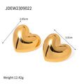 18K Gold-Plated Vintage Minimalist Earrings — alternate product view — jewelry finish and design detail